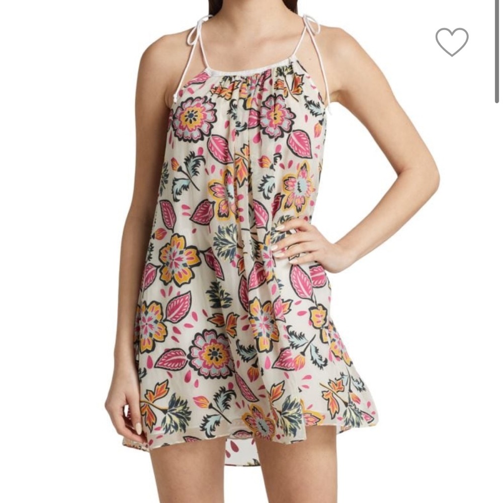 RAG & BONE Bailey Self Tie Floral Minidress Sundress Summer‎ Short Medium